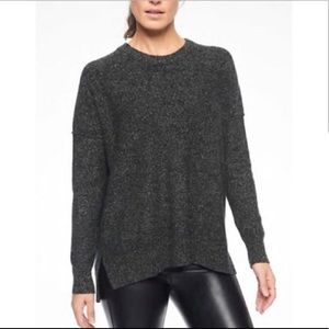 Athleta Perspective Wool Cashmere sweater black
